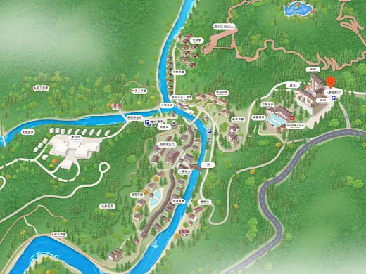 阳谷结合景区手绘地图智慧导览和720全景技术，可以让景区更加“动”起来，为游客提供更加身临其境的导览体验。